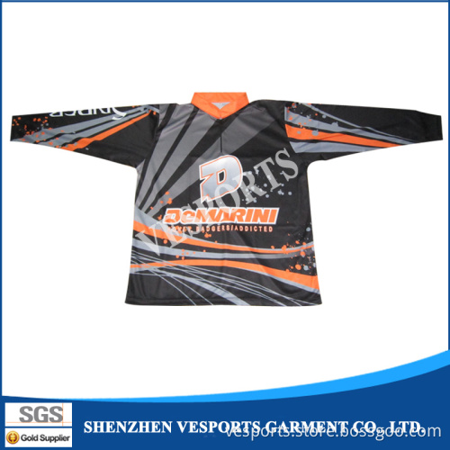 Wholesale Sublimation Printing Mens Fishing Shirt